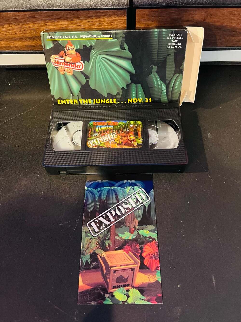 Nintendo Donkey Kong Country Exposed Promotional VHS Tape